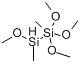 1,2-二甲基四甲氧基二硅烷分子式结构图