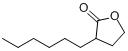 3-己基二氢-2(3H)-呋喃酮分子式结构图