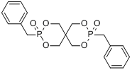 3,9-双(苯基甲基)-2,4,8,10-四氧杂-3,9-二磷杂螺[5.5]十一烷-3,9-二氧化物分子式结构图