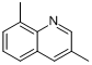 3,8-二甲基喹啉分子式结构图