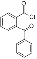 2-(苯甲酰基)苯甲酰氯;2-(氯甲酰基)二苯酮分子式结构图
