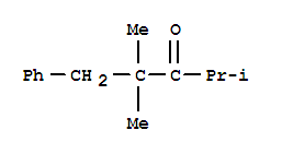 2,2,4-三甲基-1-苯基-3-戊酮分子式结构图