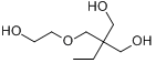 2-乙基-2-[(2-羟基乙氧基)甲基]-1,3-丙二醇分子式结构图