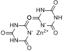 1,3,5-三嗪-2,4,6(1H,3H,5H)-三酮锌盐分子式结构图