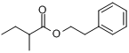 2-甲基丁酸-2-苯乙酯分子式结构图