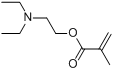 2-甲基丙烯酸[2-(二乙胺基)乙]酯的均聚物分子式结构图