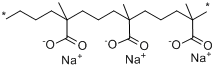 2-甲基-丙烯酸、乙烯的共聚物钠盐分子式结构图