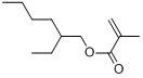 2-甲基-2-丙烯酸-2-乙基己基酯的均聚物甲基丙烯酸-2-乙基己基酯的聚合物分子式结构图