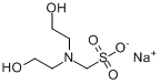 [二(2-羟乙基)氨基]甲磺酸钠分子式结构图