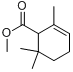 2,6,6-三甲基-2-环己烯-1-甲酸甲酯分子式结构图