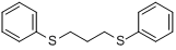1,3-双(苯基硫代)丙烷分子式结构图