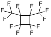 1,1,2,2,3,4-六氟-3,4-二(三氟甲基)环丁烷分子式结构图