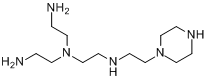1-[2-[[2-[双(2-氨乙基)氨基]乙基]氨基]乙基]哌嗪分子式结构图
