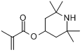 2-甲基-2-丙烯酸-2,2,6,6-四甲基-4-哌啶基酯分子式结构图