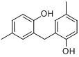 2,2'-亚甲基双(4-甲基苯酚)分子式结构图