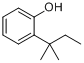 2-(1,1-二甲基丙基)苯酚分子式结构图