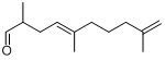 2,5,9-三甲基-4,9-二烯癸醛分子式结构图