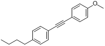 1-丁基-4-[2-(4-甲氧苯基)乙炔基]苯分子式结构图