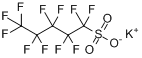 1,1,2,2,3,3,4,4,5,5,5-十一氟代-1-戊基磺酸钾全氟代戊基磺酸钾分子式结构图