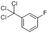 3-氟三氯甲苯;3-氟三氯苄;间氟三氯苄;3-氟-α,α,α-三氯甲苯分子式结构图