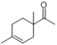 1-(1,4-二甲基-3-环己烯-1-基)乙酮分子式结构图