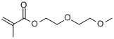 2-甲基-2-丙烯酸-2-(2-甲氧基乙氧基)乙酯分子式结构图