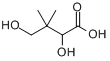 2,4-二羟基-3,3-二甲基丁酸;泛解酸分子式结构图