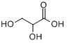 2,3-二羟基丙酸;甘油酸分子式结构图