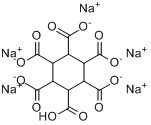 1,2,3,4,5,6-环己烷六羧酸钠盐分子式结构图