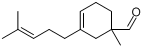 1-甲基-3-(4-甲基-3-戊烯基)-3-环己烯-1-甲醛分子式结构图