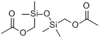 1,1,3,3-四甲基-1,3-二硅氧烷亚基二甲醇二乙酸酯分子式结构图