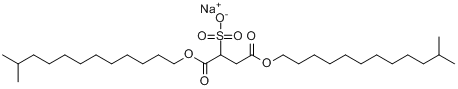 1,4-二异十三烷磺酰氧基琥珀酸钠分子式结构图