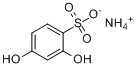 2,4-二羟基苯磺酸单铵盐分子式结构图
