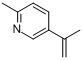 2-甲基-5-(1-甲基乙烯基)吡啶分子式结构图