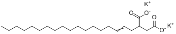 2-十八碳烯基丁二酸二钾盐分子式结构图