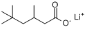3,5,5-三甲基己酸锂盐分子式结构图