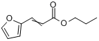 3-(2-呋喃基)-2-丙烯酸丙酯分子式结构图