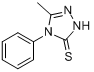 2,4-二氢-3-巯基-5-甲基-4-苯基-3H-1,2,4-三唑分子式结构图