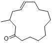 3-甲基-5-环十五烯-1-酮分子式结构图