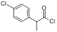 2-(4-氯苯基)丙酰氯分子式结构图