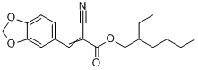 3,4-亚甲基二氧基-α-氰基肉桂酸-2-乙基己酯分子式结构图