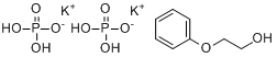 2-苯氧基-乙醇二氢磷酸酯二钾盐分子式结构图