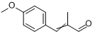 3-(4-甲氧基苯基)-2-甲基-2-丙烯醛分子式结构图