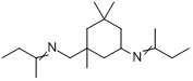 1,3,3-三甲基-N-(1-甲基亚丙基)-5-[(1-甲基亚丙基)氨基]-环己烷甲胺分子式结构图