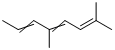 2,6-二甲基-2,4,6-辛三烯分子式结构图