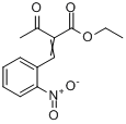 2-乙酰基-3-(2-硝基苯基)丙烯酸乙酯;α-乙酰基-α-(2-硝基亚苄基)乙酸乙酯;2-[(2-硝基苯基)亚甲?分子式结构图