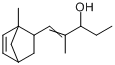 2-甲基-1-(甲基二环[2.2.1]庚-5-烯-2-基)-1-戊烯-3-醇分子式结构图