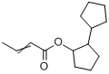 2-丁烯酸[1,1'-联环戊基]-2-酯分子式结构图