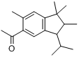 1-[2,3-二氢-1,1,2,6-四甲基-3-(1-甲基乙基)-1H-茚-5-基]-乙酮分子式结构图