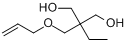 2-乙基-2-[(2-乙烯基氧基)甲基]-1,3-丙二醇分子式结构图